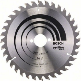 Bosch Δίσκος Κοπής Ξύλου 190X30-36 2608640616 190Mm Bosch - 1