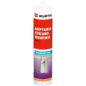 Wurth Ακρυλικό Στεγανοποιητικό Standard Line Λευκή 280ml Wurth - 1