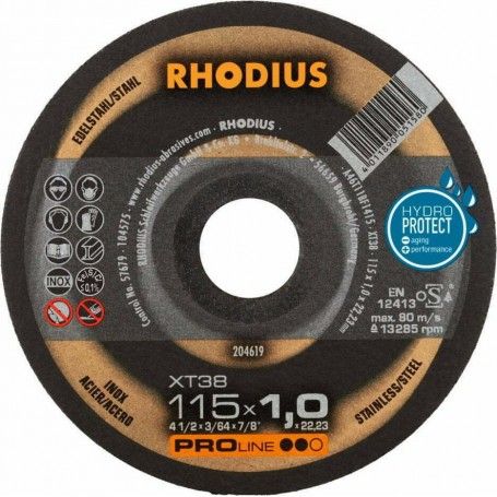 Rhodius XT38 Δίσκος Κοπής Ανοξείδωτου Φ125  - 1