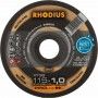 Rhodius XT38 Δίσκος Κοπής Ανοξείδωτου Φ125  - 1