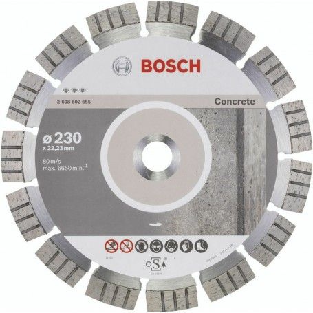 Bosch Διαμαντόδισκος Κοπής Μπετόν Best For Concrete 230Mm 2608602655 Bosch - 1