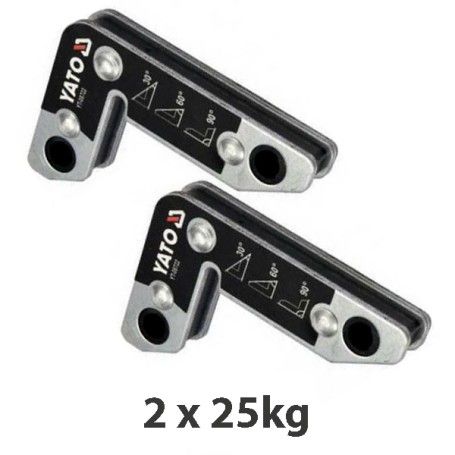 Yato YT-08722 Γωνίες Μαγνητικές Ηλεκτροκόλλησης 25kg (2Τεμ) YATO - 1