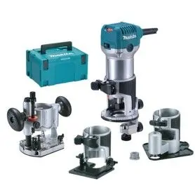 Makita RT0702CX3J Ρουτερ Βυθιζομενο 4 Σε 1 710W 8Mm Makita - 1