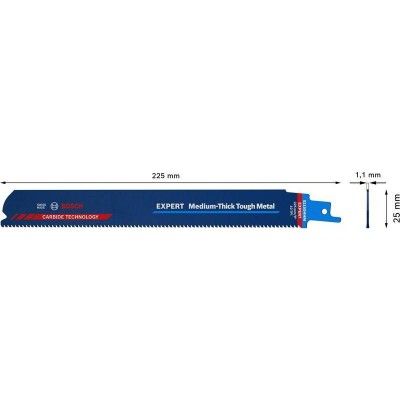 Bosch S 1155 HHM Λαμες Expert Medium-Thick Tough Metal’ 225mm Bosch - 1