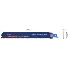 Bosch Λαμες Expert Thick Tough Metal S 1155 CHC 175mm Bosch - 1