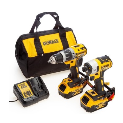 Dewalt Σετ Παλμικό Κατσαβίδι 18V με 2 Μπαταρίες 5Ah