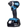 Makita DLX2180TJ Σετ Κατσαβίδι & Κρουστικό Δραπανοκατσάβιδο με 2 Μπαταρίες 18V/5A & Βαλίτσα