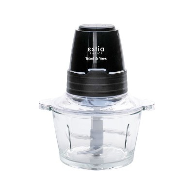 Estia Πολυκόπτης Multi Black & Inox 500W Με Γυάλινο Μπολ 1.5lt