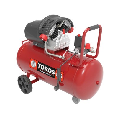 Toros Αεροσυμπιεστής Mονομπλόκ 90lt - 3HP