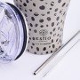 Estia Θερμός Coffee Mug Save The Aegean 350ml Leopard Taupe 01-12090