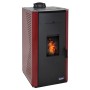 Unimac GT20 Σόμπα Pellet Καλοριφέρ 20kW Κόκκινη