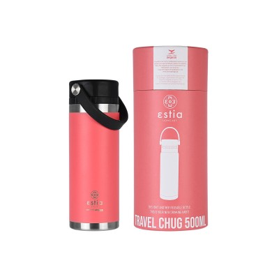 ΘΕΡΜΟΣ TRAVEL CHUG SAVE THE AEGEAN 500ml FUSION CORAL  01-17729