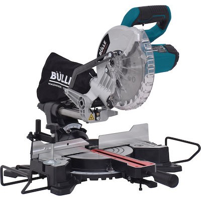 Bulle Φαλτσοπρίονο Συρόμενο με Ισχύ 1500W, Οδηγό Laser, Δίσκο Κοπής Διαμέτρου 210mm & Ταχύτητα Κοπής 5000rpm