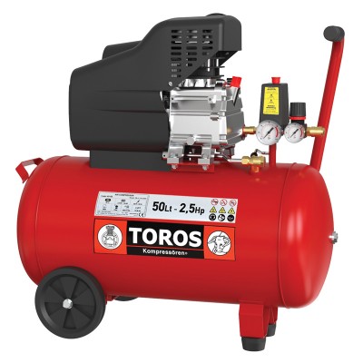 TOROS: ΑΕΡΟΣΥΜΠΙΕΣΤΗΣ 50LT/2,5HP ΜΟΝΟΜΠΛΟΚ 40106