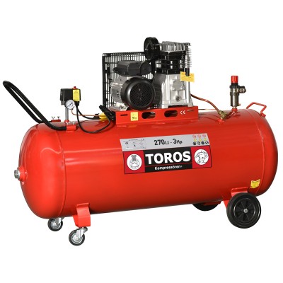 TOROS: ΑΕΡΟΣΥΜΠΙΕΣΤΗΣ 270Lt 4HP 400V/50Hz 602042