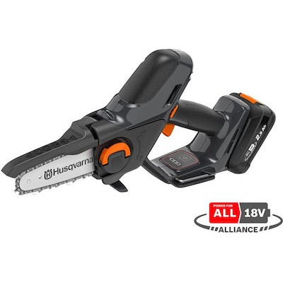 Husqvarna Aspire™ P5-P4A Κλαδευτικό Αλυσοπρίονο Μπαταρίας 1x2.5Ah 18V 1.3kg με Λάμα 12.7cm