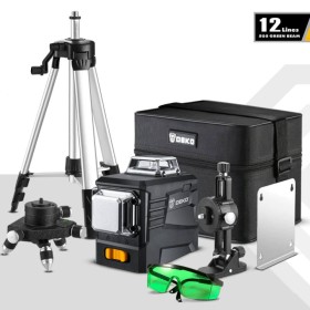 Αλφάδι Σταυρωτό Laser 360° DEKO DKLL12PB2