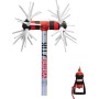 Yamastik Νιφάδα X14 Ελαιοραβδιστικό Γεννήτριας / Μπαταρίας 12V 400W Τύπου Αχινός με Σταθερό Κοντάρι 2.2m και Βάρος 3.2kg