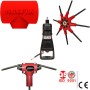 Yamastik Diablo 4x4 Ελαιοραβδιστικό Μπαταρίας 800W Τύπου Αχινός με Σταθερό Κοντάρι Carbon 2.2m και Βάρος 1.65kg