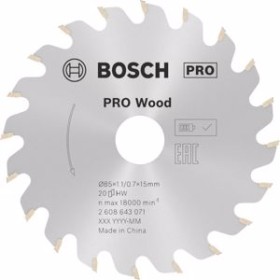 Bosch Πριονόδισκος Optiline Wood 85X15