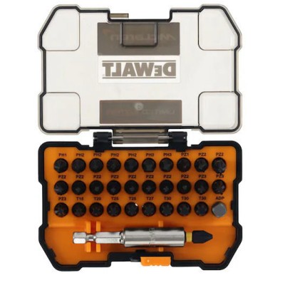 Dewalt Dt70901t-qz Set Mclaren Μύτες Υψηλών Επιδόσεων Xstc Μαγνητικό Αντάπτορα 32τμχ