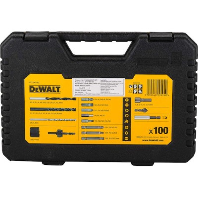DeWalt DT71563-QZ / σετ 100 τεμαχίων με κυλινδρικό στέλεχος