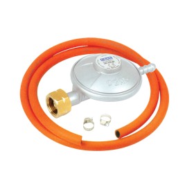 Unimac Σετ Ρυθμιστής Αερίου Με Σωλήνα 80Cm & 2 Σφιγκτήρες