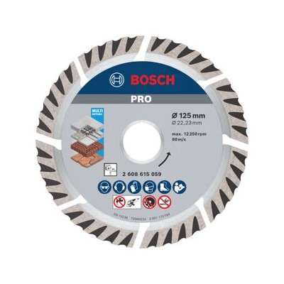 Bosch Διαμαντόδισκος Standard Universal 125Mm 1Τμχ