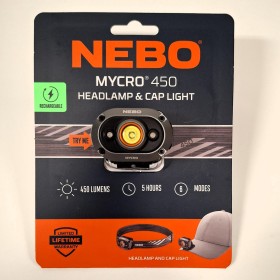 Φακός Κεφαλής Nebo Mycro Headlamp & Cap Light 400lm