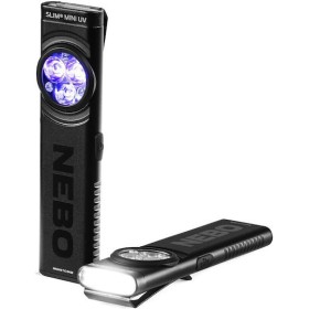 NEBO SLIM Mini UV Επαναφορτιζόμενος Φακός Τσέπης LED & UV με Μέγιστη Φωτεινότητα 150lm