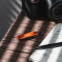 True Utility Modern KeyChain Knife Πτυσσόμενο Μαχαίρι Μπρελόκ Πορτοκαλί (TU7061)