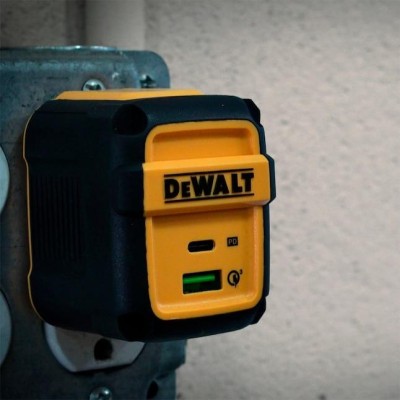 DEWALT Επιτοίχιος Φορτιστής 2 Θυρών USB PD 49,5W -1310873DWG