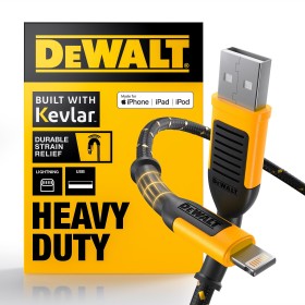 DEWALT Ενισχυμένο καλώδιο USB-A σε Lightning 1,8M -1311325DWG