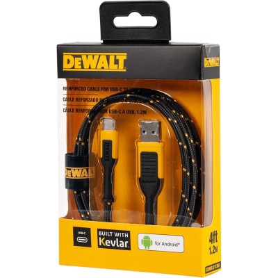 DEWALT Ενισχυμένο καλώδιο USB-A σε TYPE-C 1,8M -1311348DWG