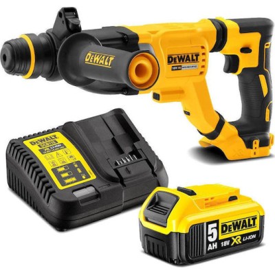 DEWALT 18V XR Brushless Πιστολέτο SDS-Plus 28mm με 1×5Ah- DCH263P1-QW