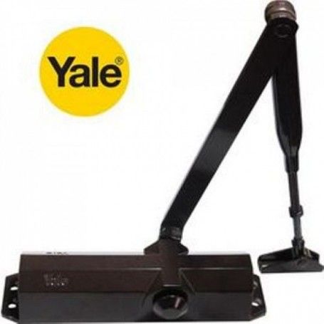 Yale (4000) Σουστα Μηχανισμος Επαναφορας Πορτας Μαυρη Πλακε Νο 2-4 YALE - 1