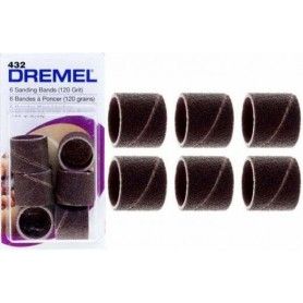 DREMEL (432) Ταινία λείανσης 13 mm, μέγεθος κόκκων 120 - 6 τμχ (2615043232)