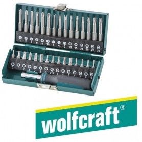 WOLFCRAFT (1386000) σετ μυτες ειδικές 31τεμ σε μεταλλική κασετίνα