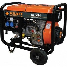 Kraft WS 7500-1 (63775) Πετρελαιοκινητη Γεννητρια Με Μιζα Και Μπαταρια 438cc Kraft - 1