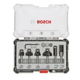 BOSCH Σετ Φρέζες για Ρούτερ Φ6mm - 6 Τμχ (2607017468)