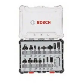 BOSCH Σετ Φρέζες για Ρούτερ Φ6mm - 15 Τμχ (2607017471)