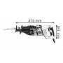Bosch Gsa 1300 Pce Professional Σπαθόσεγα - 060164E200 Bosch - 2