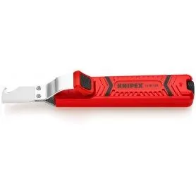 KNIPEX 1620165SB Απογυμνωτής με μαχαίρι & αγκιστρωτή 165mm