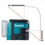 Makita SK106DZ Γραμμικο Laser 2 Γραμμων & 4 Σημειων 10.8V + Δωρο Τριποδο (Χωρις Μπαταρια & Φορτιστη) Makita - 3