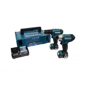 Makita CLX228AJ Σετ Κρουστ. Δραπαν/Βιδο HP333D & Παλμικό Κατσαβίδι TD110D 12V (2Xx2.0Ah ) Makita - 1