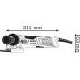 Bosch GWX 17-125 S Γωνιακός Λειαντήρας X-Lock Με Ρυθμιζόμενη Ταχύτητα 1700W (06017C4002) Bosch - 2
