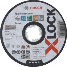 Bosch Δίσκοι Κοπής X-Lock Multi Construction Bosch - 1
