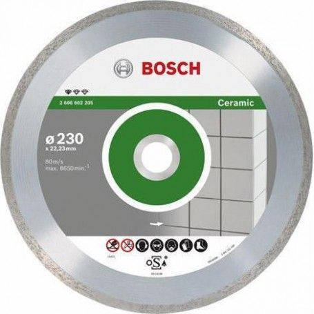 Διαμαντόδισκος Κοπής Standard For Ceramic 230X22.23X1.9mm Bosch - 1
