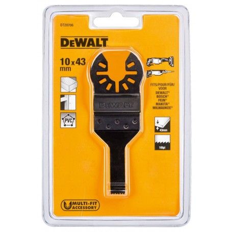 Dewalt DT20706-QZ Λάμα Πολυεργαλείου Ξύλων Για Λεπτομέρειες 10mm 43mm Dewalt - 1