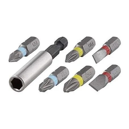 Wolfcraft Σετ Μυτες Κ Ανταπτορας (7Τεμ) Wolfcraft - 1